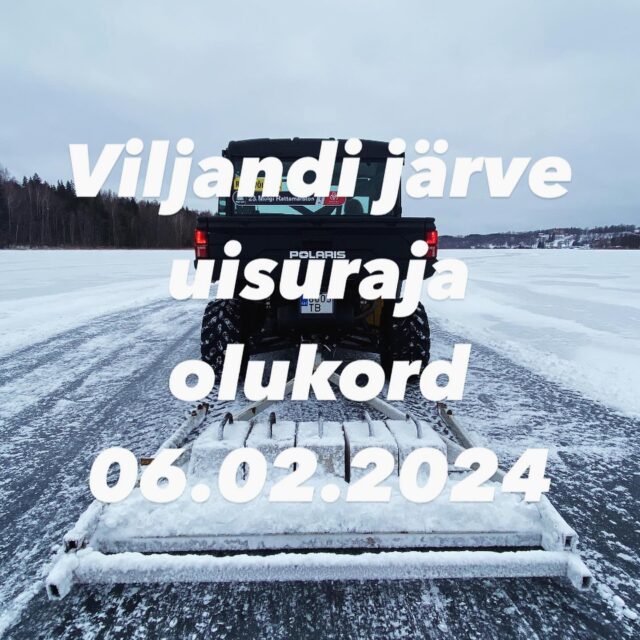 06.02.2024 Viljandi järve uisuraja olukord