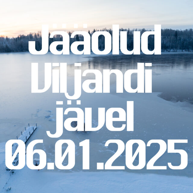 Jääseire 06.01.2025 Viljandi järvel