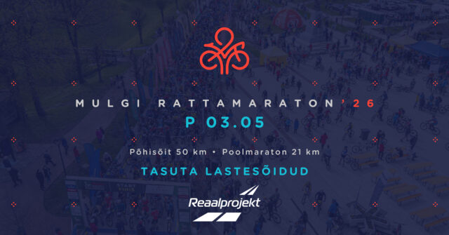 3. mail toimub Reaalprojekt 26. Mulgi Rattamaraton